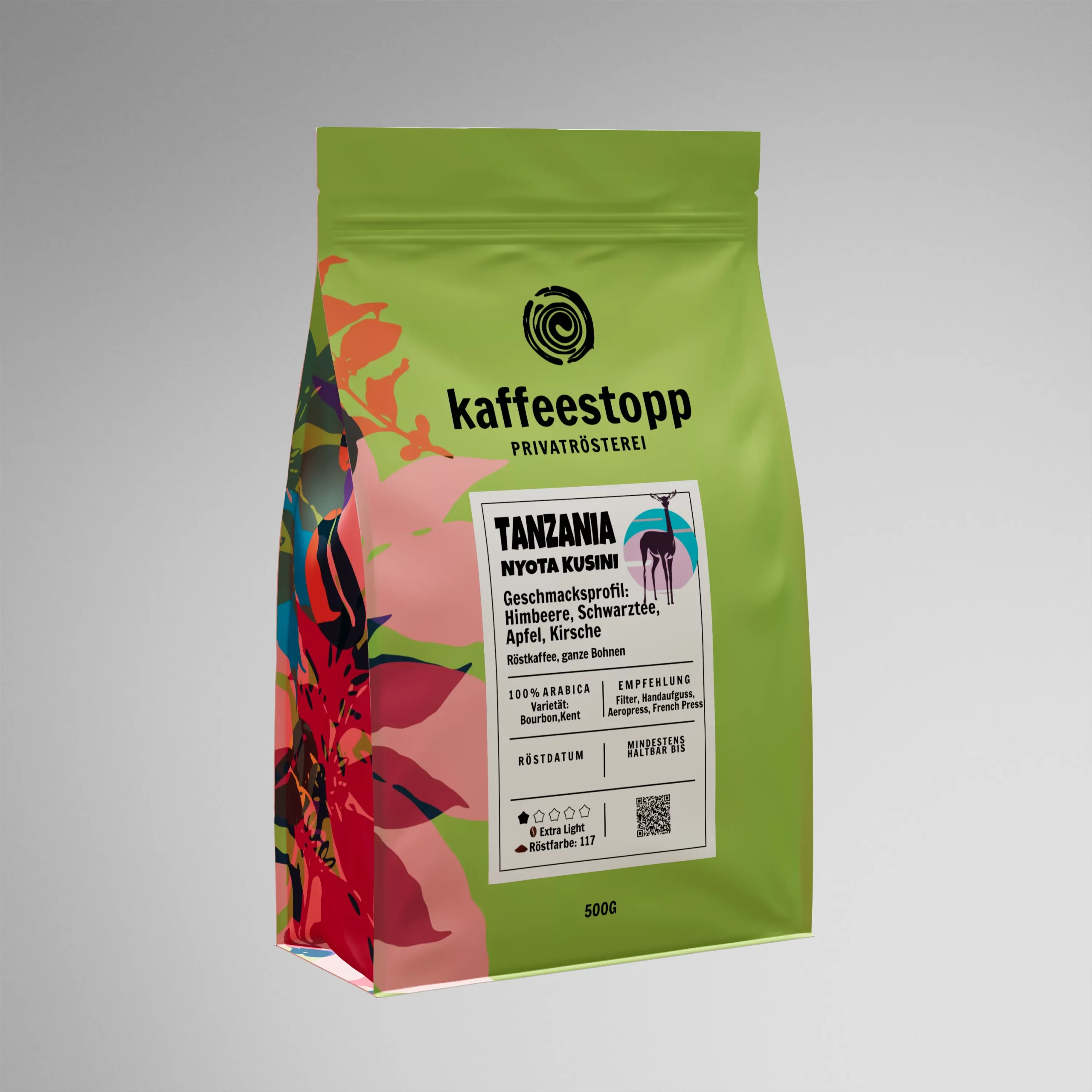 Tansania Mbeya Specialty Coffee 500 g – helle Filterröstung